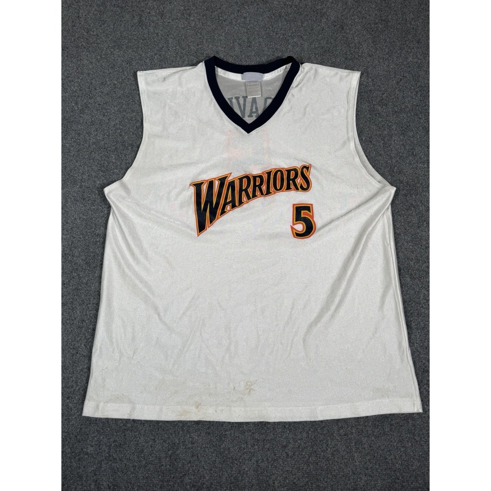 Golden State Warriors Baron Davis #5 Jersey NBA Elevation White Mens Size XXL